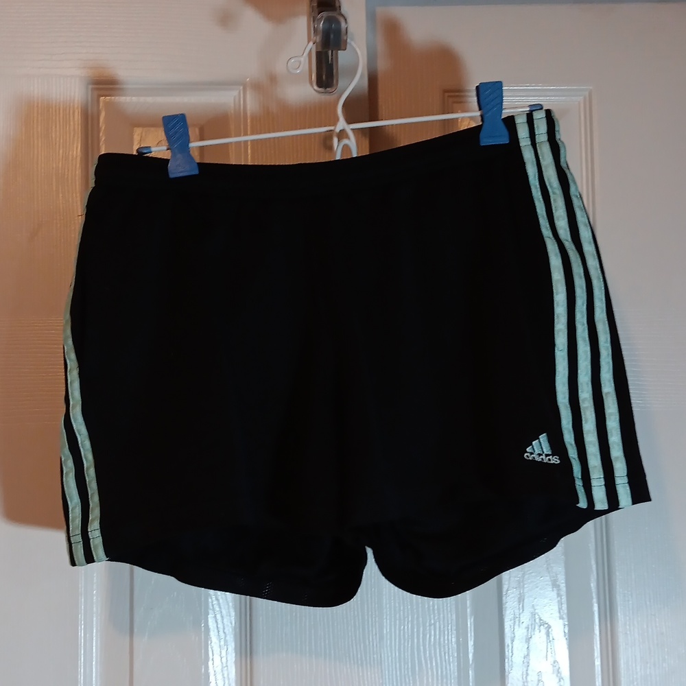 Adidas 3 Stripe Running Shorts - L